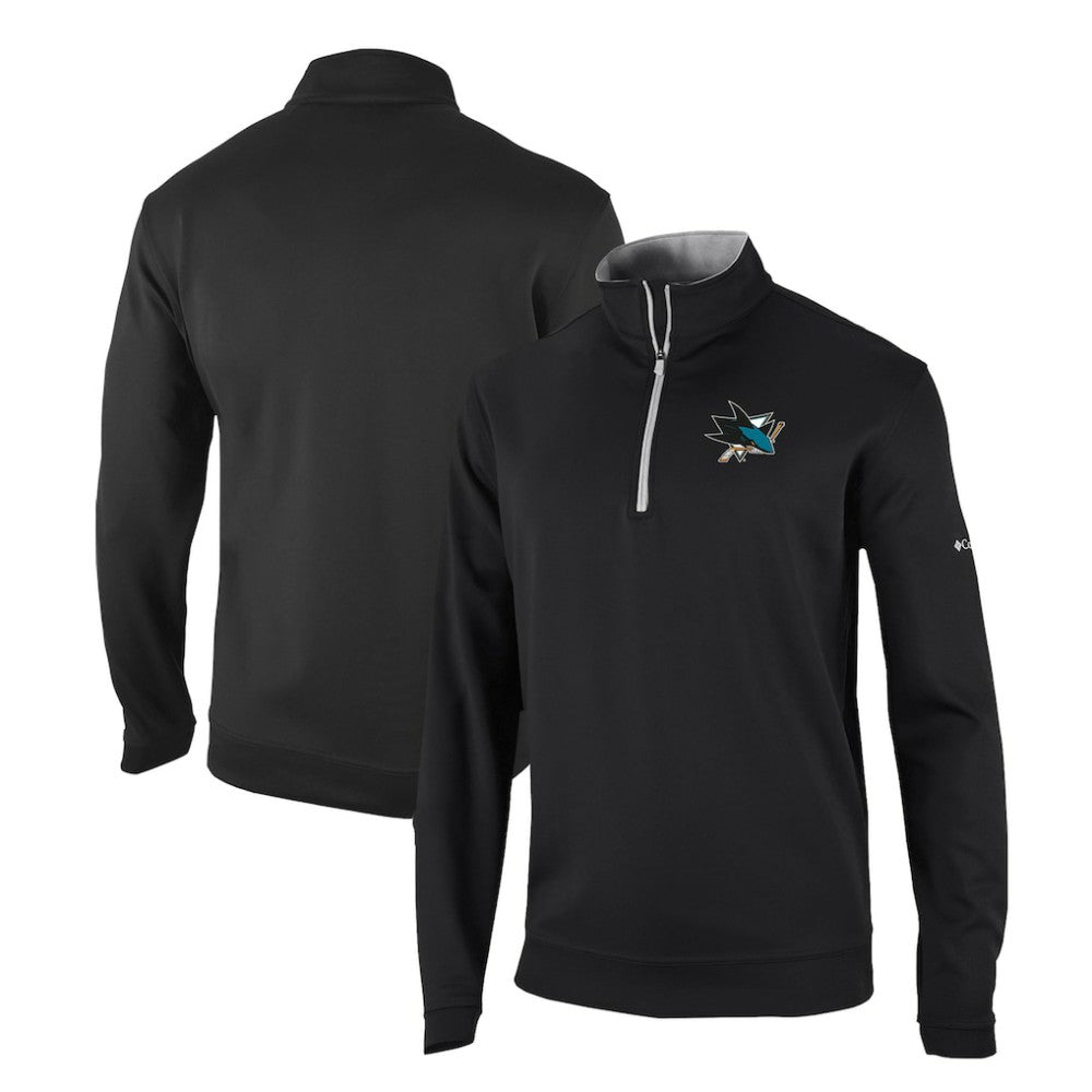 San Jose Sharks Columbia Omni-Wick Wickhams Hills Half-Zip Pullover Top Outlet