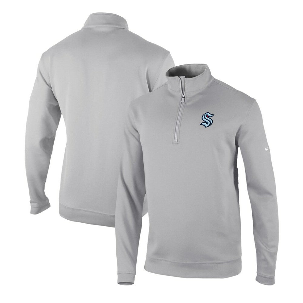 Seattle Kraken Columbia Omni-Wick Wickhams Hills Half-Zip Pullover Top Outlet