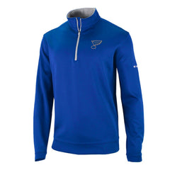 St. Louis Blues Columbia Omni-Wick Wickhams Hills Half-Zip Pullover Top Online