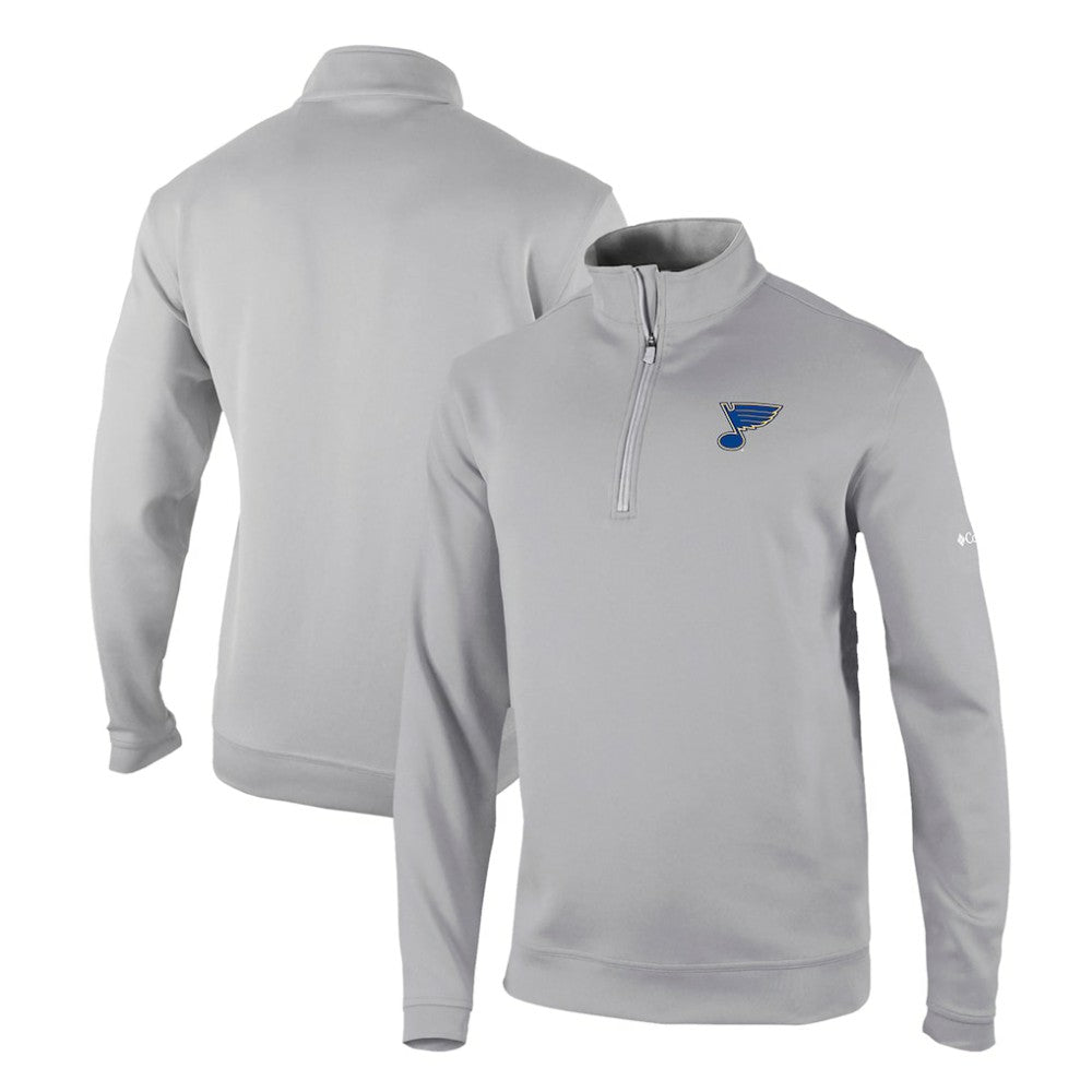 St. Louis Blues Columbia Omni-Wick Wickhams Hills Half-Zip Pullover Top Discount