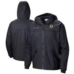 Boston Bruins Columbia Oroville Creek Lightweight Full-Zip Windbreaker Jacket On Sale