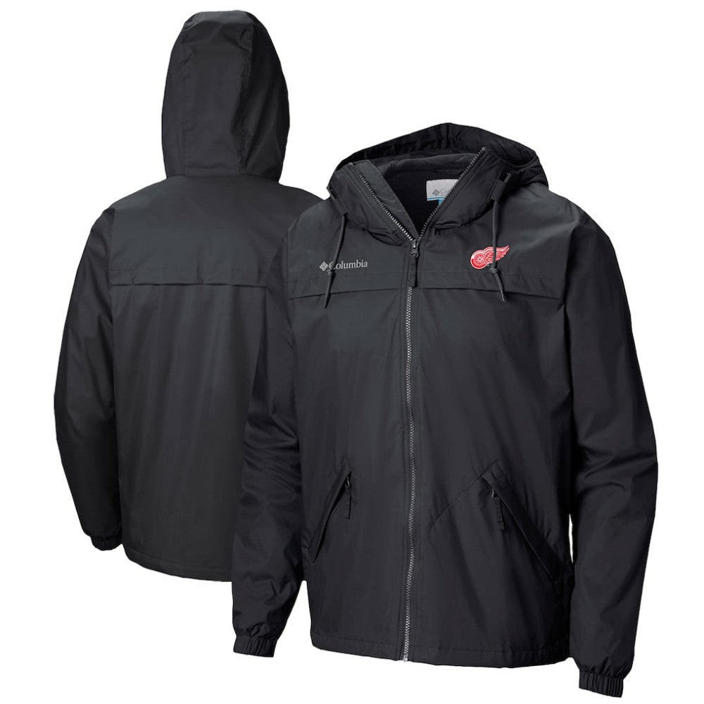 Detroit Red Wings Columbia Oroville Creek Lightweight Full-Zip Windbreaker Jacket Online