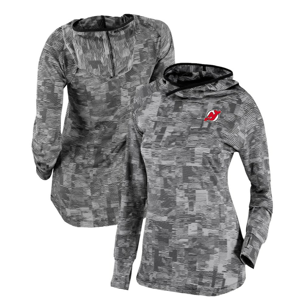 New Jersey Devils Columbia Women's Omni-Wick Sunday Ball Pullover Hoodie On Sale