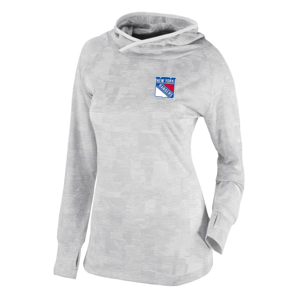 New York Rangers Columbia Women's Omni-Wick Sunday Ball Pullover Hoodie For Sale