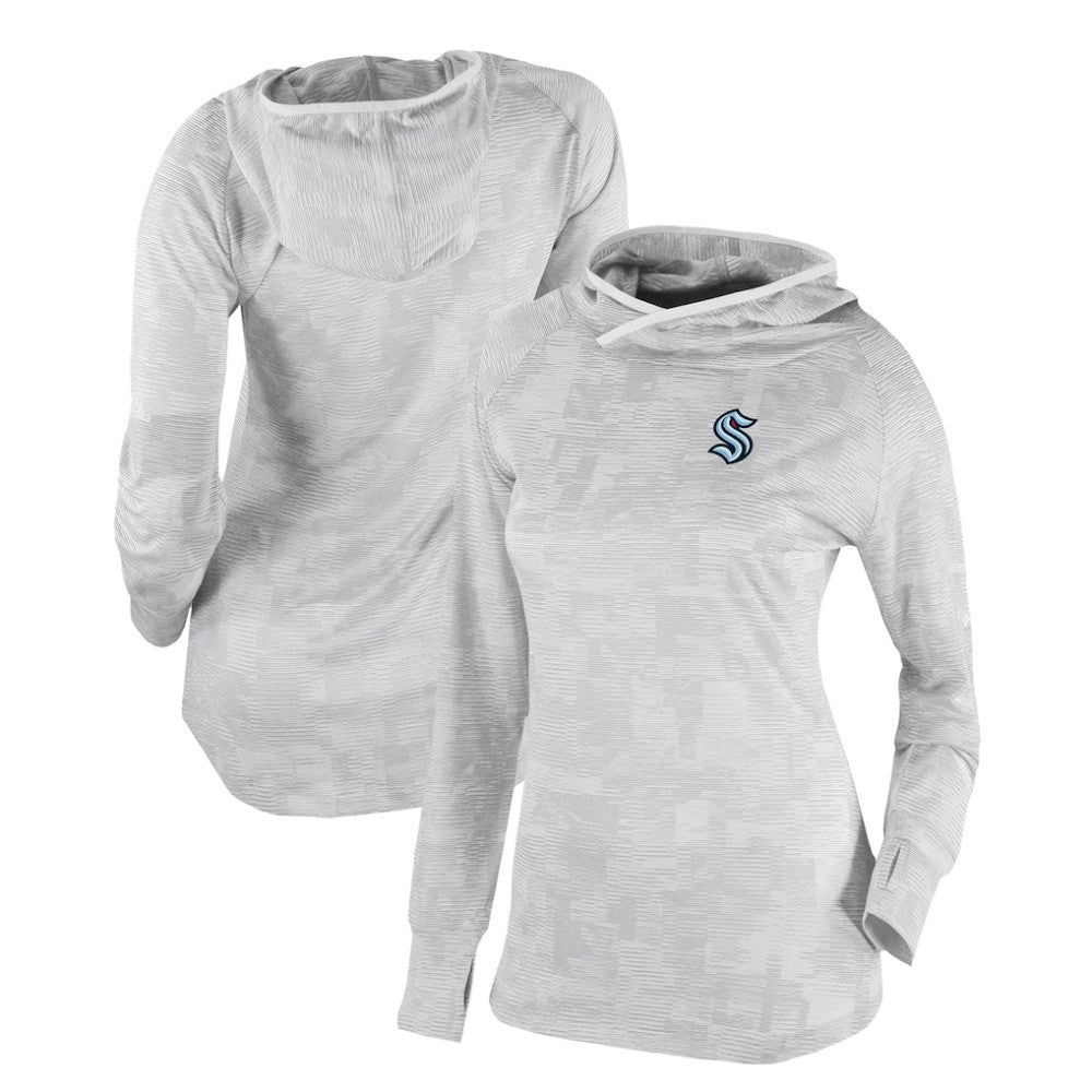 Seattle Kraken Columbia Women's Omni-Wick Sunday Ball Pullover Hoodie On Sale
