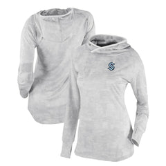 Seattle Kraken Columbia Women's Omni-Wick Sunday Ball Pullover Hoodie On Sale