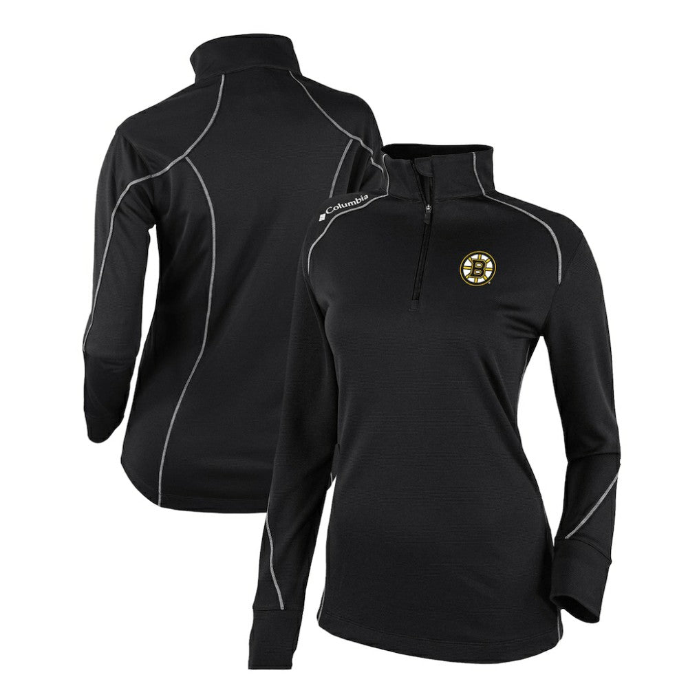 Boston Bruins Columbia Women's Omni-Wick Shotgun 2.0 Quarter-Zip Pullover Top Online