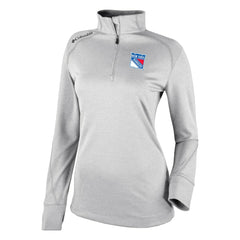 New York Rangers Columbia Women's Omni-Wick Shotgun 2.0 Quarter-Zip Pullover Top Outlet