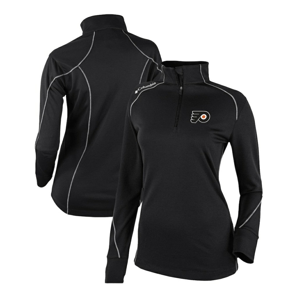 Philadelphia Flyers Columbia Women's Omni-Wick Shotgun 2.0 Quarter-Zip Pullover Top Online