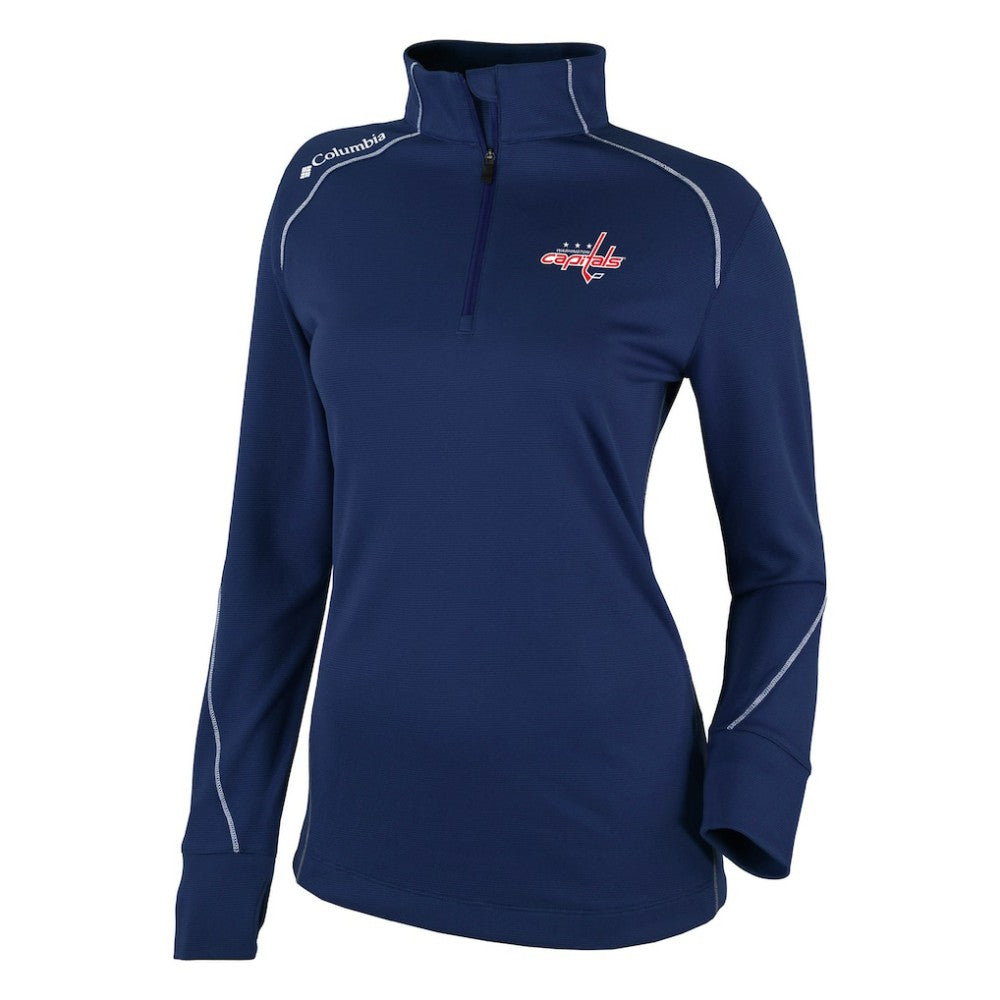 Washington Capitals Columbia Women's Omni-Wick Shotgun 2.0 Quarter-Zip Pullover Top For Sale