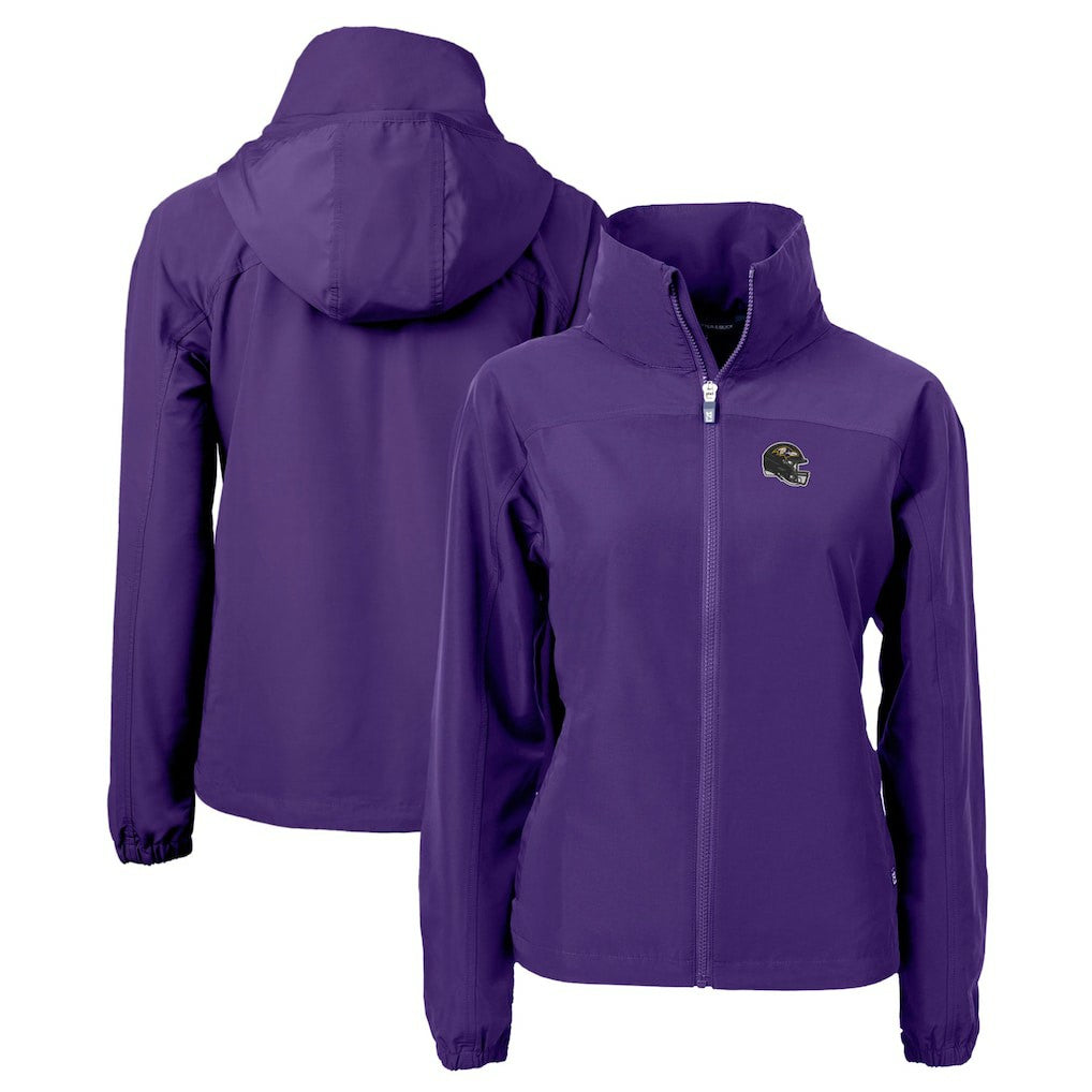 Baltimore Ravens  Cutter & Buck Women's Charter Eco Recycled Full-Zip Jacket
