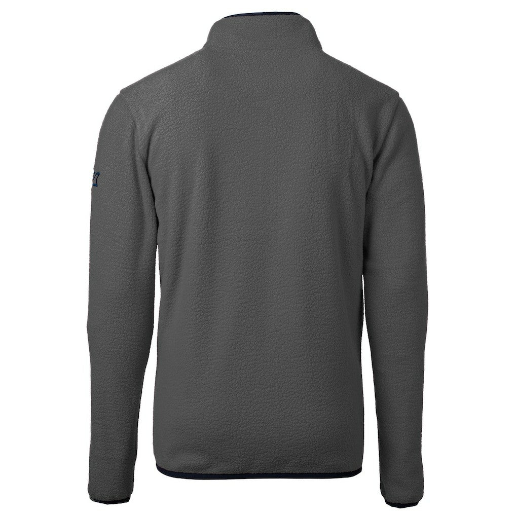 Baltimore Ravens  Cutter & Buck Helmet Cascade Eco Sherpa Fleece Quarter-Zip Pullover Jacket