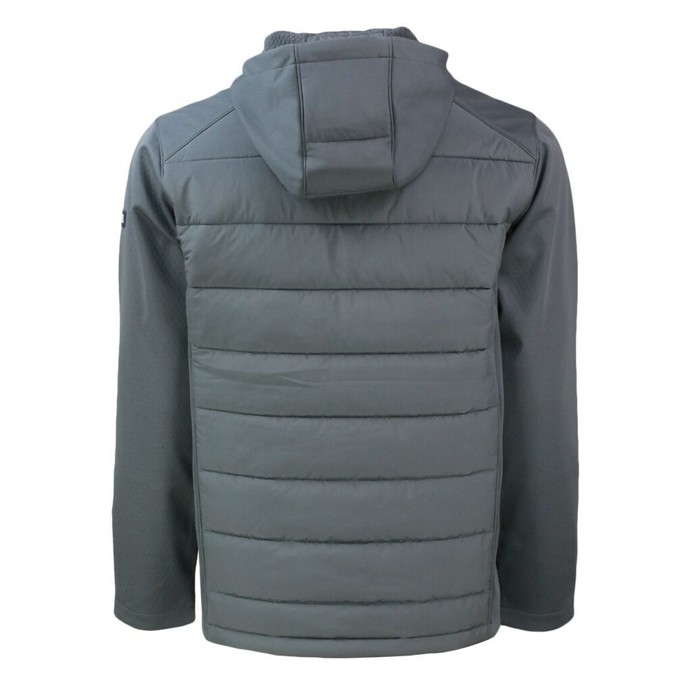 Green Bay Packers  Cutter & Buck Helmet Evoke Hybrid Eco Softshell Recycled Full-Zip Hoodie Jacket