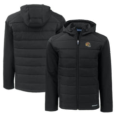 San Francisco 49ers  Cutter & Buck Helmet Evoke Hybrid Eco Softshell Recycled Full-Zip Hoodie Jacket
