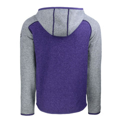 Baltimore Ravens  Cutter & Buck Helmet Mainsail Sweater-Knit Full-Zip Hoodie