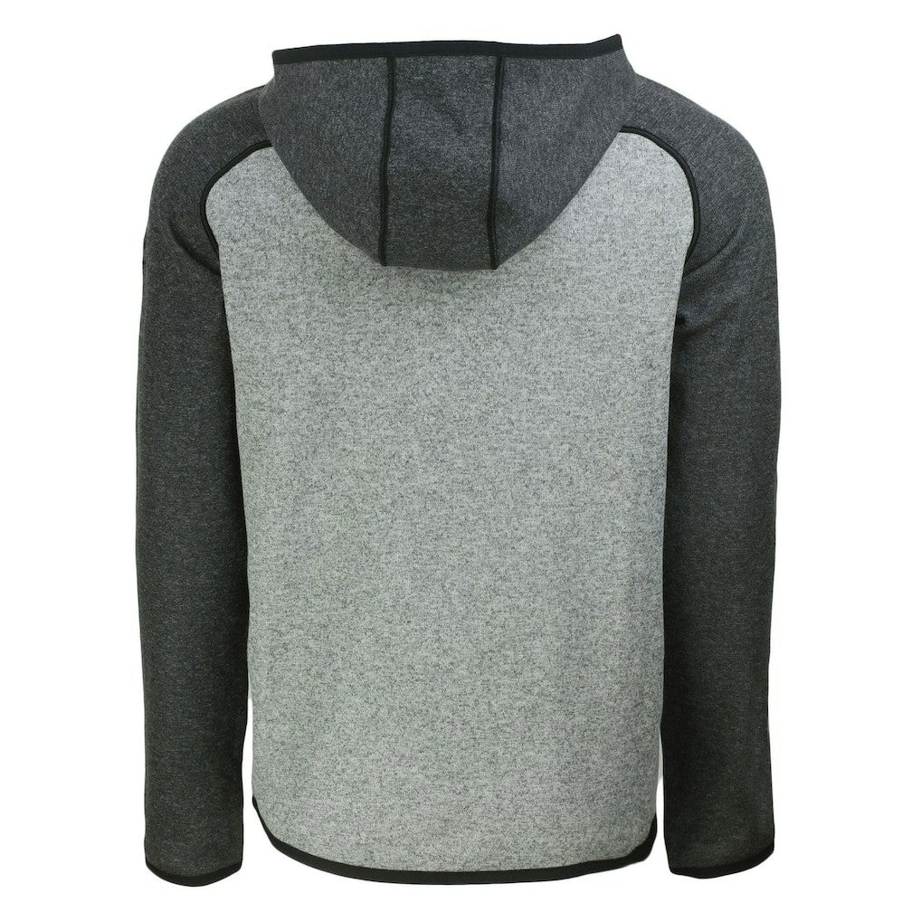 Denver Broncos  Cutter & Buck Helmet Mainsail Sweater-Knit Full-Zip Hoodie