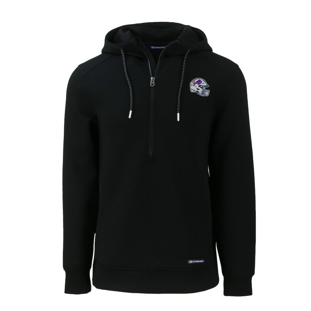 Buffalo Bills  Cutter & Buck Helmet Roam Eco Half-Zip Recycled Pullover Hoodie