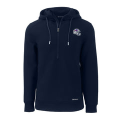 Buffalo Bills  Cutter & Buck Helmet Roam Eco Half-Zip Recycled Pullover Hoodie