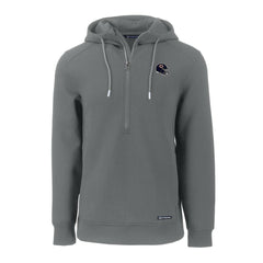 Chicago Bears  Cutter & Buck Helmet Roam Eco Half-Zip Recycled Pullover Hoodie