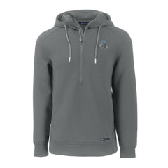 Detroit Lions  Cutter & Buck Helmet Roam Eco Half-Zip Recycled Pullover Hoodie