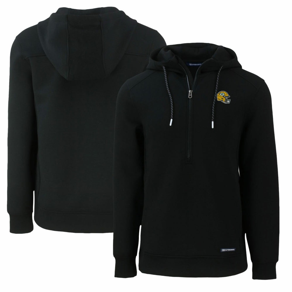 Green Bay Packers  Cutter & Buck Helmet Roam Eco Half-Zip Recycled Pullover Hoodie
