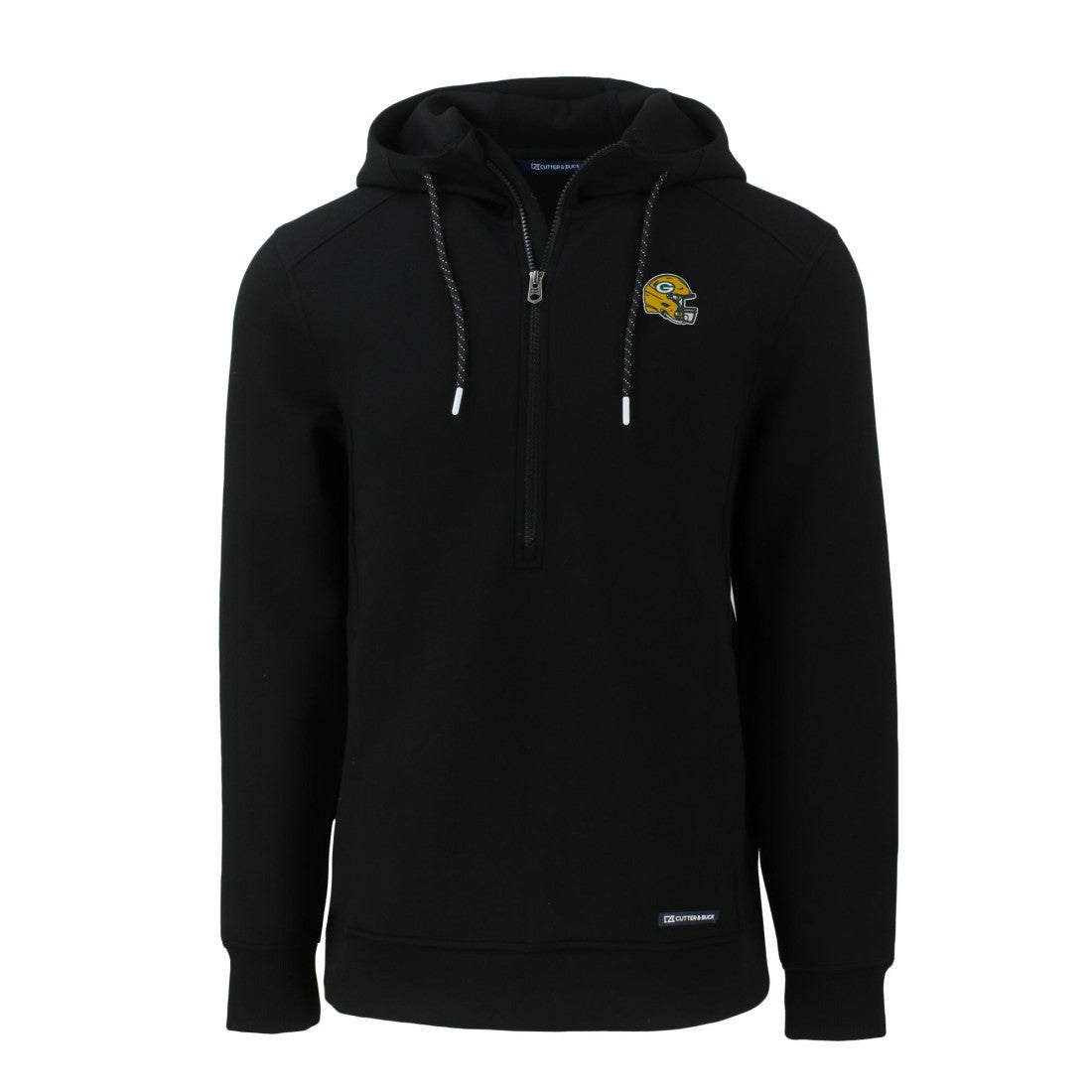 Green Bay Packers  Cutter & Buck Helmet Roam Eco Half-Zip Recycled Pullover Hoodie