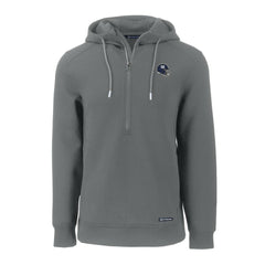 New York Giants  Cutter & Buck Helmet Roam Eco Half-Zip Recycled Pullover Hoodie