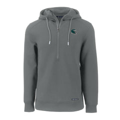 Philadelphia Eagles  Cutter & Buck Helmet Roam Eco Half-Zip Recycled Pullover Hoodie