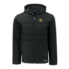 Green Bay Packers  Cutter & Buck Helmet Big & Tall Evoke Hybrid Eco Softshell Recycled Full-Zip Jacket
