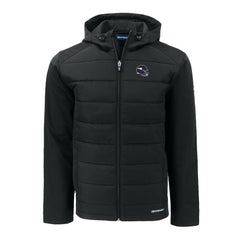 Minnesota Vikings  Cutter & Buck Helmet Big & Tall Evoke Hybrid Eco Softshell Recycled Full-Zip Jacket