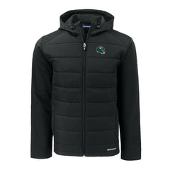 New York Jets  Cutter & Buck Helmet Big & Tall Evoke Hybrid Eco Softshell Recycled Full-Zip Jacket