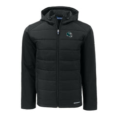 Philadelphia Eagles  Cutter & Buck Helmet Big & Tall Evoke Hybrid Eco Softshell Recycled Full-Zip Jacket