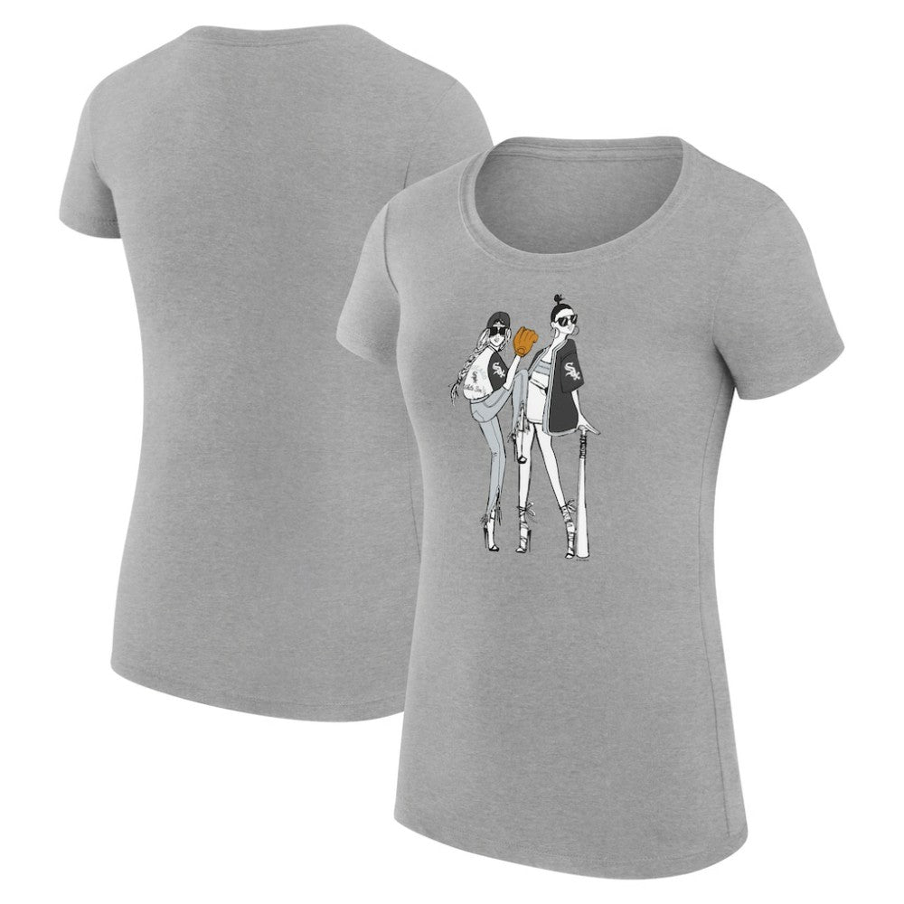 Chicago White Sox G-III 4Her by Carl Banks Women's Super-Slim Fit Lightweight Baseball Girls T-Shirt | MLB Outlet