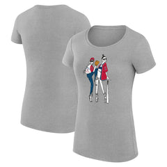 Los Angeles Angels G-III 4Her by Carl Banks Women's Super-Slim Fit Lightweight Baseball Girls T-Shirt | MLB US