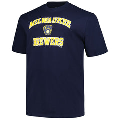 Milwaukee Brewers Profile Big & Tall Heart & Soul T-Shirt | MLB Near me
