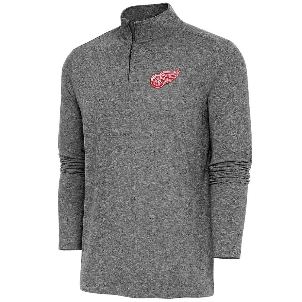 Detroit Red Wings Antigua Hunk Quarter-Zip Pullover Top Online
