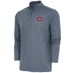 Montreal Canadiens Antigua Hunk Quarter-Zip Pullover Top Online
