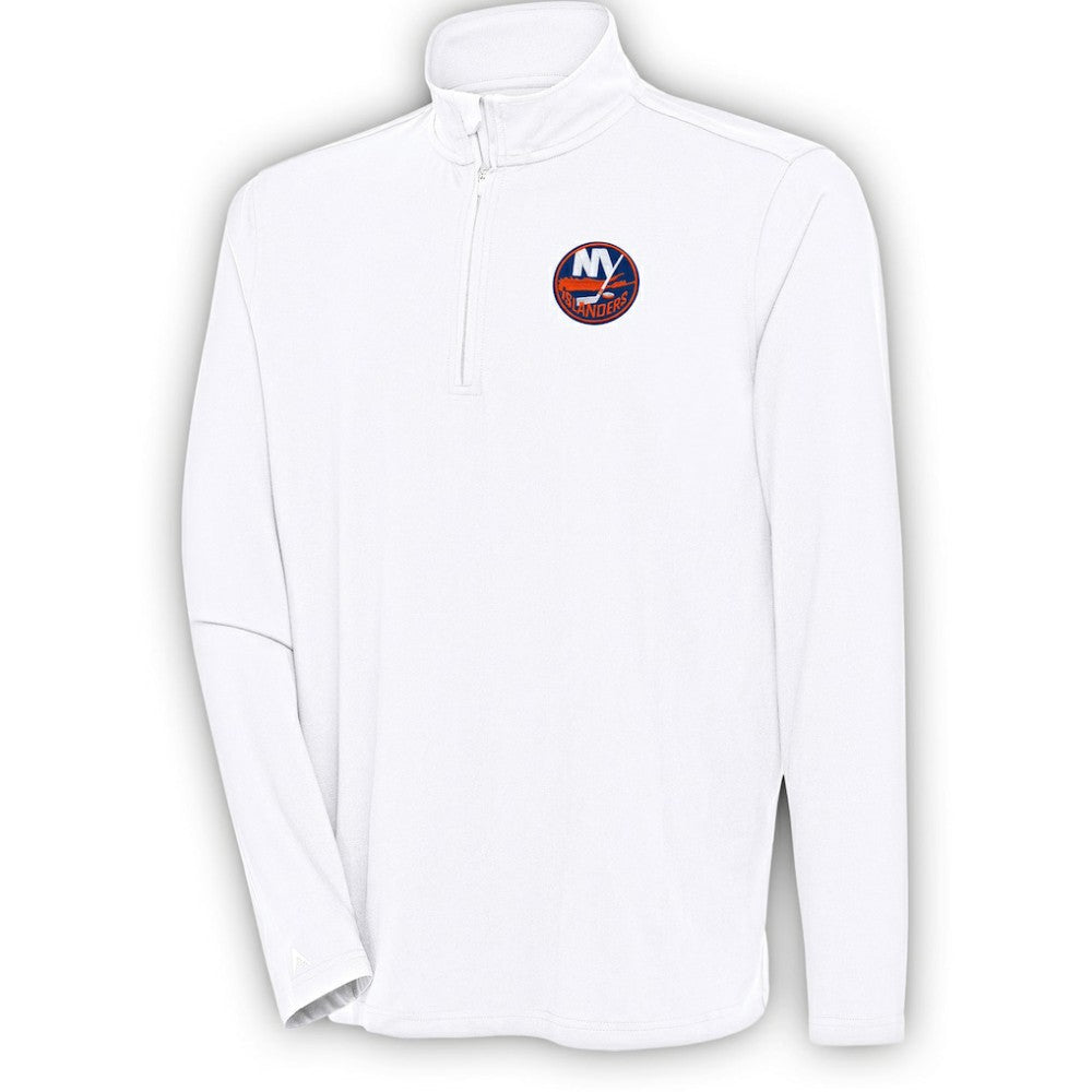 New York Islanders Antigua Hunk Quarter-Zip Pullover Top Sale