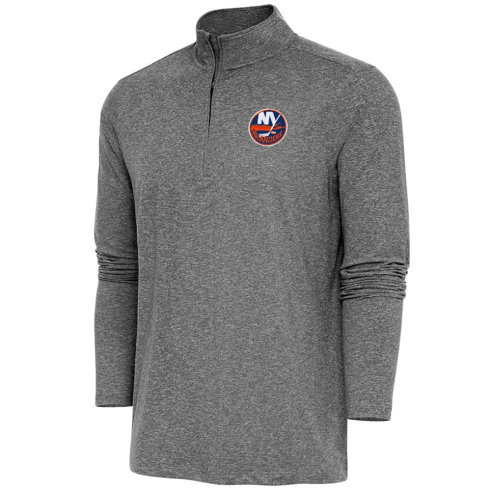 New York Islanders Antigua Hunk Quarter-Zip Pullover Top On Sale