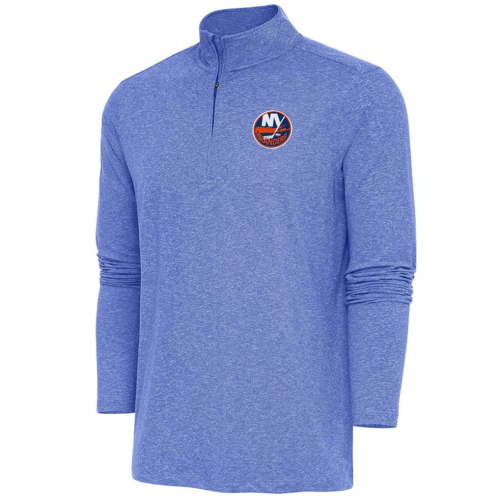 New York Islanders Antigua Hunk Quarter-Zip Pullover Top For Sale