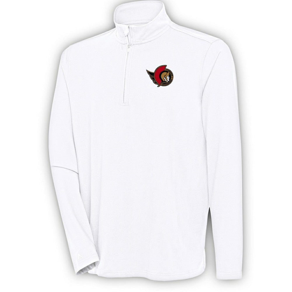 Ottawa Senators Antigua Hunk Quarter-Zip Pullover Top Sale