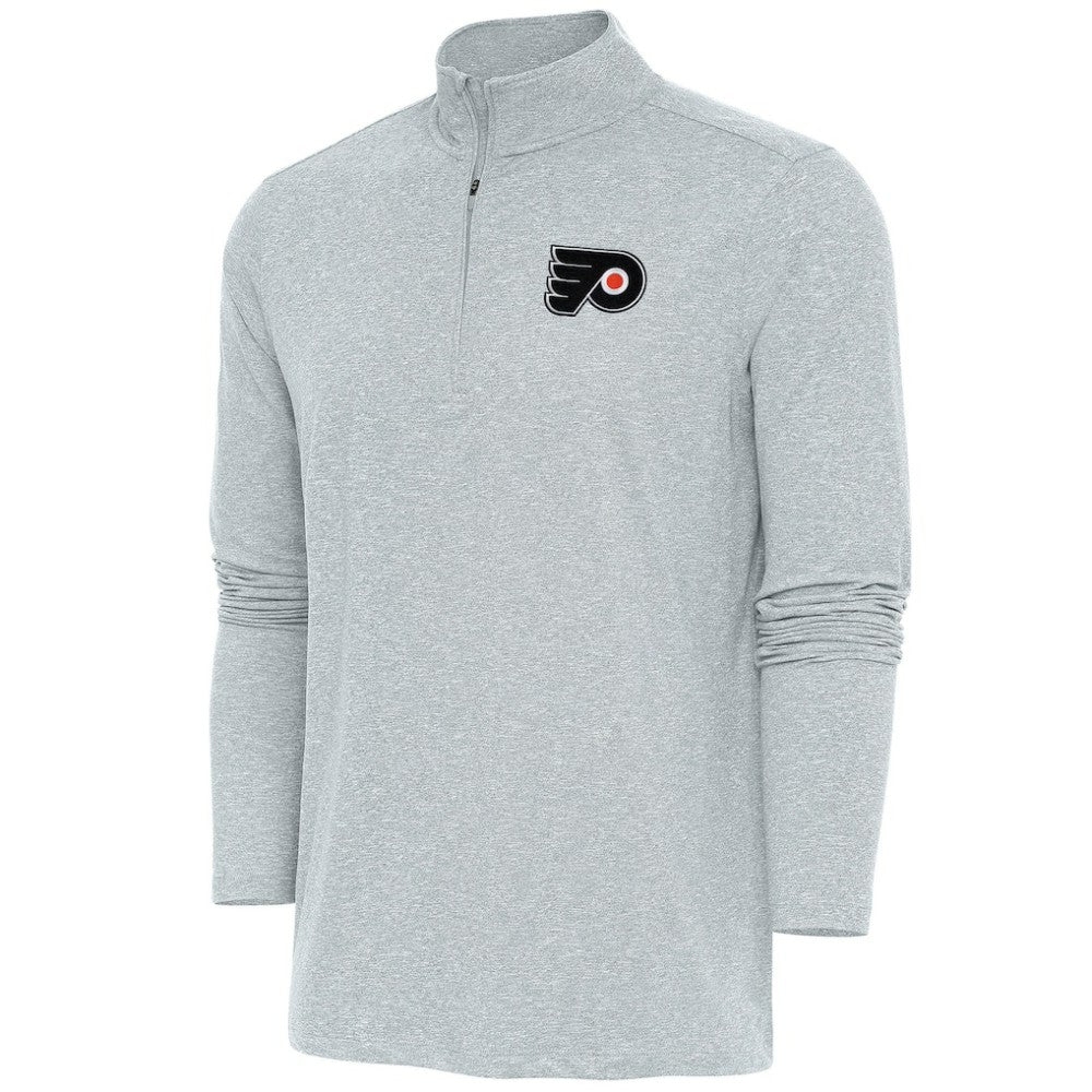 Philadelphia Flyers Antigua Hunk Quarter-Zip Pullover Top Sale