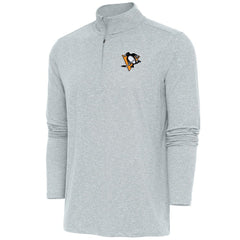 Pittsburgh Penguins Antigua Hunk Quarter-Zip Pullover Top Discount