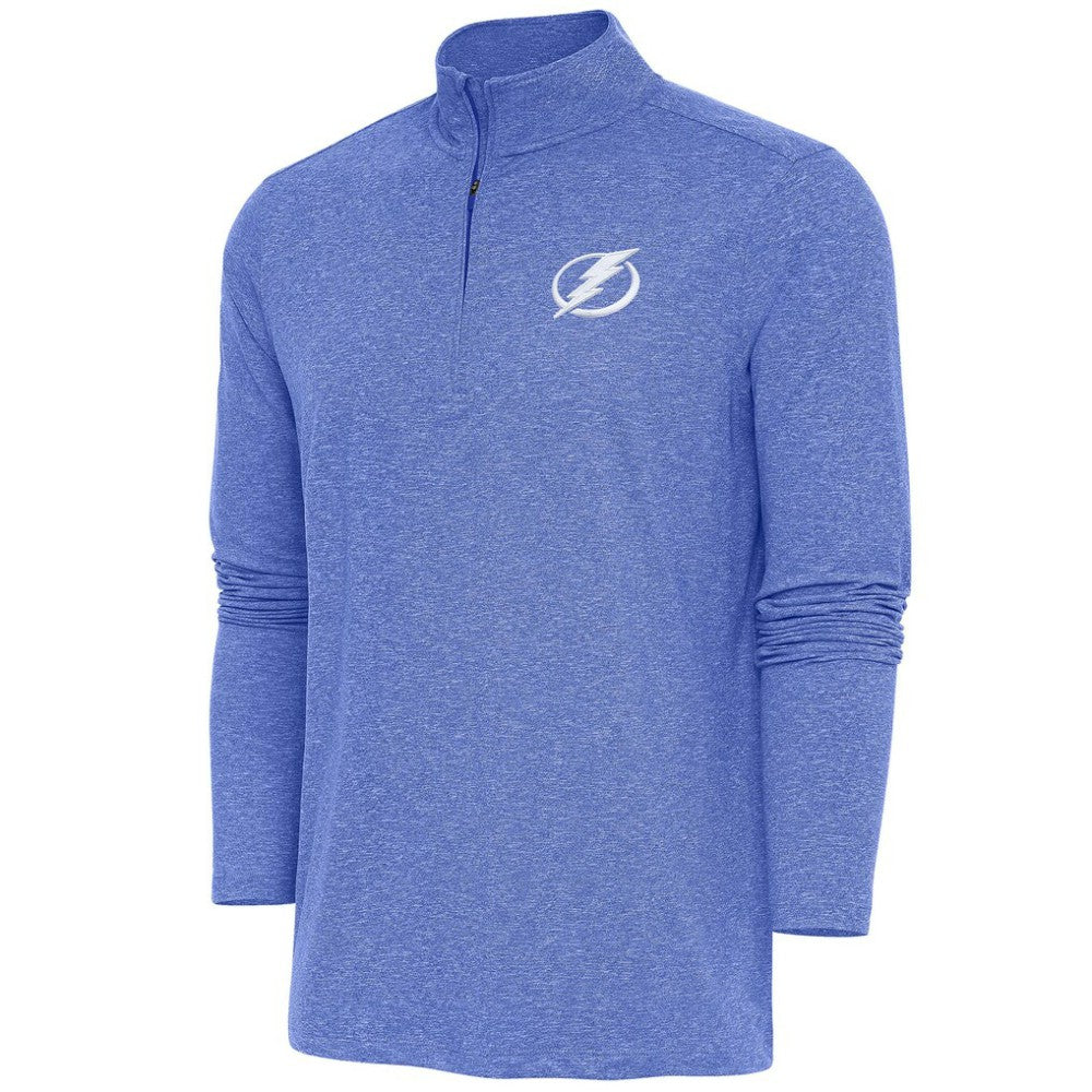 Tampa Bay Lightning Antigua Hunk Quarter-Zip Pullover Top Outlet