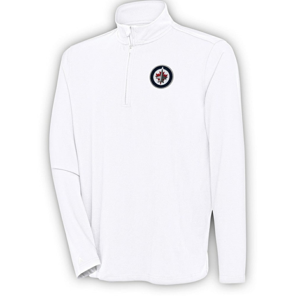 Winnipeg Jets Antigua Hunk Quarter-Zip Pullover Top Outlet