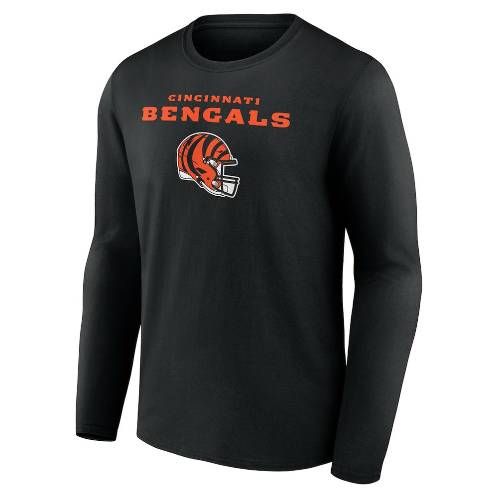 Cincinnati Bengals  Ja'Marr Chase  Team Wordmark Player Name & Number Long Sleeve T-Shirt