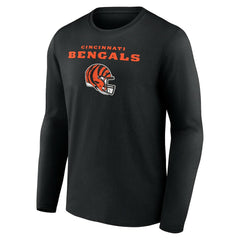 Cincinnati Bengals  Ja'Marr Chase  Team Wordmark Player Name & Number Long Sleeve T-Shirt