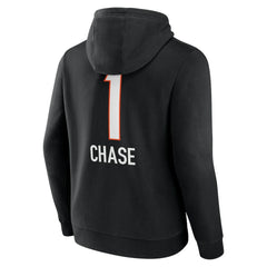 Cincinnati Bengals  Ja'Marr Chase  Team Wordmark Player Name & Number Pullover Hoodie