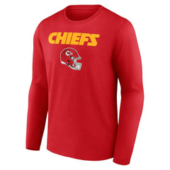 Kansas City Chiefs  Travis Kelce  Team Wordmark Player Name & Number Long Sleeve T-Shirt