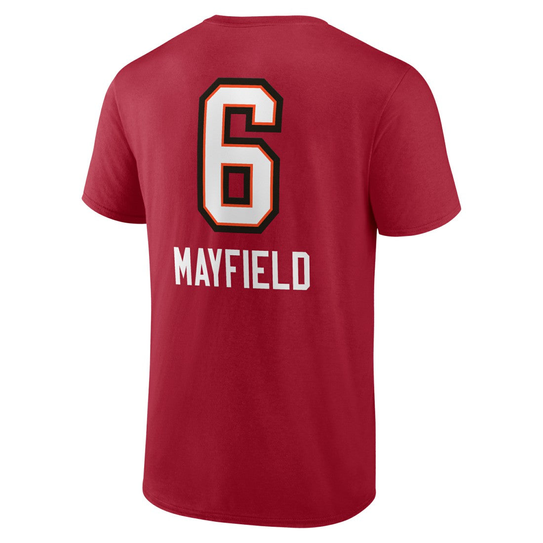 Tampa Bay Buccaneers  Baker Mayfield  Team Wordmark Player Name & Number T-Shirt